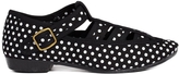 Thumbnail for your product : F-Troupe Takako Black Polka Dot Flat Shoes