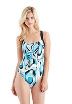Thumbnail for your product : MICHAEL Michael Kors Caprese Patchwork Criss-Cross Swimsuit