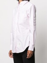 Thumbnail for your product : Thom Browne Logo Patch Buttoned Shirt