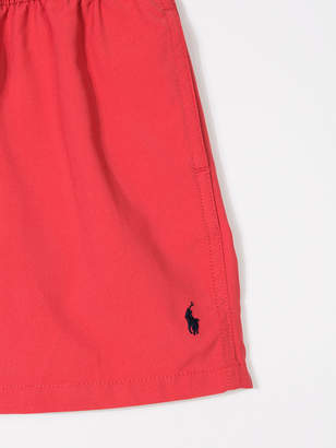 Ralph Lauren Kids embroidered logo swim shorts