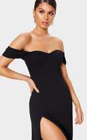 Thumbnail for your product : PrettyLittleThing Black Cup Detail Maxi Dress