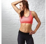 Thumbnail for your product : Reebok Essentials Short Bra Print