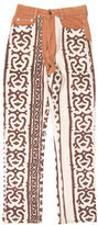 Thumbnail for your product : Valentino Embroidered Straight-Leg Jeans