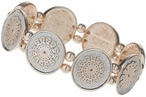 Thumbnail for your product : Apricot Rose Gold Glitter Disc Bracelet