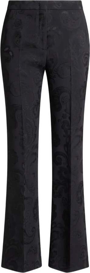 Etro Jacquard Flared Trousers