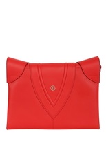 Thumbnail for your product : Elena Ghisellini Fatale Nappa Leather Clutch