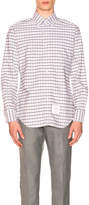 Thumbnail for your product : Thom Browne Classic Long Sleeve Point Collar Shirt