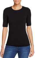 Thumbnail for your product : Majestic Filatures Elbow-Sleeve Crewneck Tee