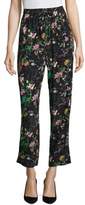 Thumbnail for your product : The Kooples Floral-Print Straight-Leg Pants