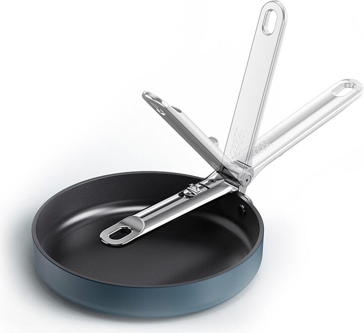 Container Store Joseph Joseph Space Folding Handle Saucepan Blue