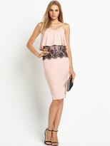 Thumbnail for your product : Love Label Double Layer Eyelash Lace Dress