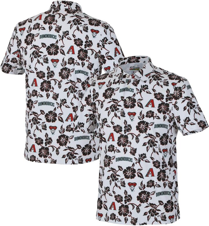 Reyn Spooner Men's White Arizona Diamondbacks Pua Performance Polo Shirt