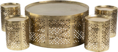 Everly Quinn 5 Piece Dining Set