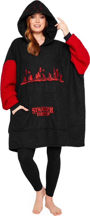 Stranger Things Blanket Hoodie for Adults and Teenagers - Cosy ...