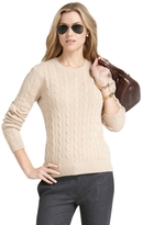 Thumbnail for your product : Brooks Brothers Cashmere Cable Crewneck Sweater