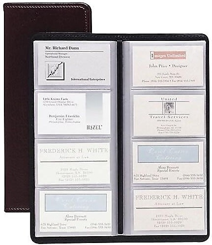 Cardinal Card File, Black, 96 Card Capacity (CRD 34422)