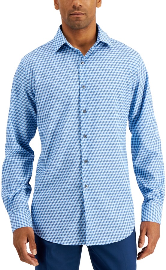 alfani slim fit dress shirt