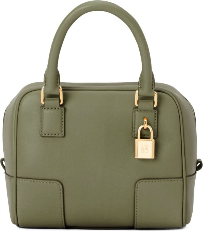 Loewe Luxury Small Basket bag in palm leaf and calfskin - ShopStyle