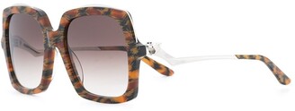 Cartier Première de square-frame sunglasses