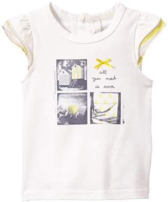Jean Bourget Baby Girls 0-24m TEE-Shirt Plain T-Shirt,(Manufacturer Size: 12 Months)