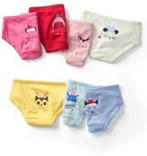 Thumbnail for your product : Gap Festive critters days-of-week bikini briefs (7-pack)
