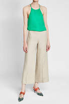 Thumbnail for your product : Theory Terena Cropped Linen Pants