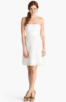 Thumbnail for your product : Donna Morgan 'Giuliana' Rosette Detail Strapless Chiffon Dress (Online Only)