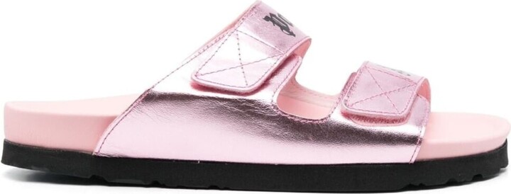 Leather Logo Sandals
