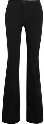 Stella McCartney The '70s Mid-rise Flared Jeans - Black