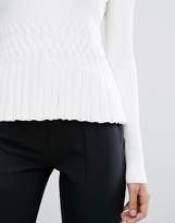 Thumbnail for your product : Whistles Pleat Peplum Sweater