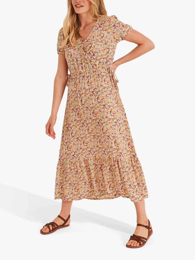 fat face leopard dress