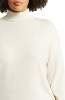 Thumbnail for your product : Lafayette 148 New York Metallic Trim KindCashmere Turtleneck Sweater