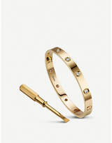 Cartier Love 18ct yellow-gold and diamond bracelet