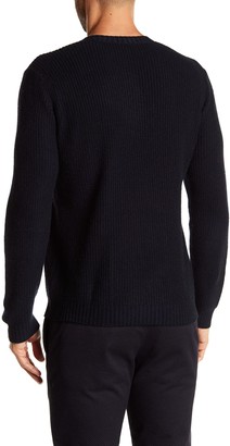 Autumn Cashmere Ribbed Geo Knit Sweater