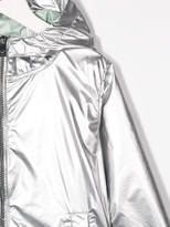 Thumbnail for your product : Ciesse Piumini Junior Metallic Hooded Raincoat