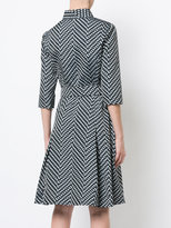 Thumbnail for your product : Carolina Herrera spotted belted dress