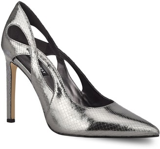 nine west pewter heels