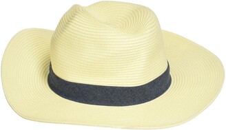 San Diego Hat Co. San Diego Hat Company Women's Panama Hat with Chambray Band