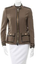 Thumbnail for your product : Burberry Leather-Trimmed Lightweight Jacket