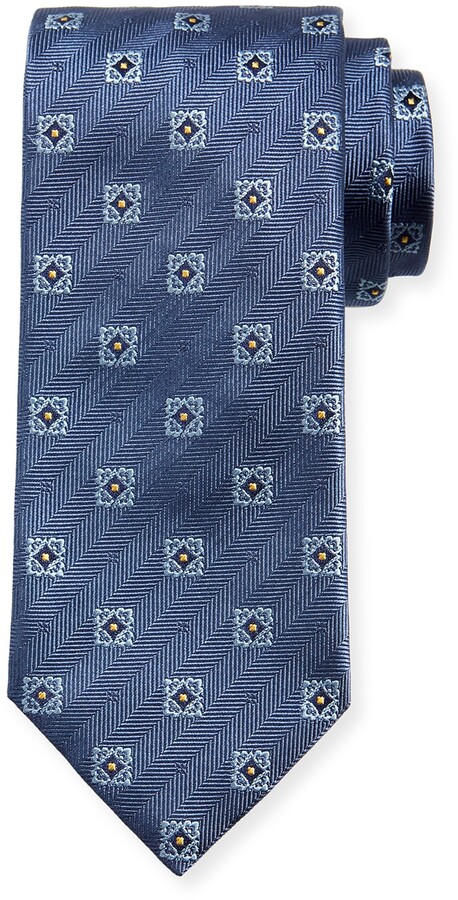 mens medallion tie