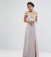 Thumbnail for your product : TFNC Tall Wedding Cold Shoulder Embellished Maxi Dress