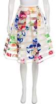 Thumbnail for your product : Ted Baker Knee-Length Floral Skirt w/ Tags