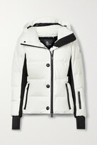 Thumbnail for your product : MONCLER GRENOBLE Guyane Hooded Jersey-trimmed Quilted Shell Down Jacket - White
