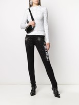 Thumbnail for your product : Philipp Plein Crystal Embellished Logo Jogging Trouses