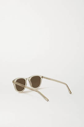Saint Laurent Round-frame Acetate Sunglasses