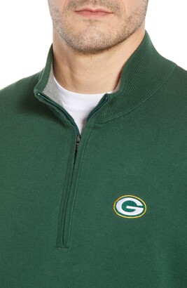 Cutter & Buck Green Bay Packers - Lakemont Regular Fit Quarter Zip Sweater