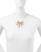 Thumbnail for your product : Sequin Pave Horn Gradient Long Necklace, Gold
