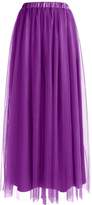 Thumbnail for your product : Gardenwed Women's High Low Tulle Skirt Swing Maxi Skirts Prom Gown M