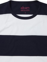 Thumbnail for your product : Albam Utility Block Stripe T-Shirt White/Navy