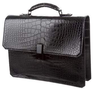 Tom Ford De Sole Alligator Briefcase